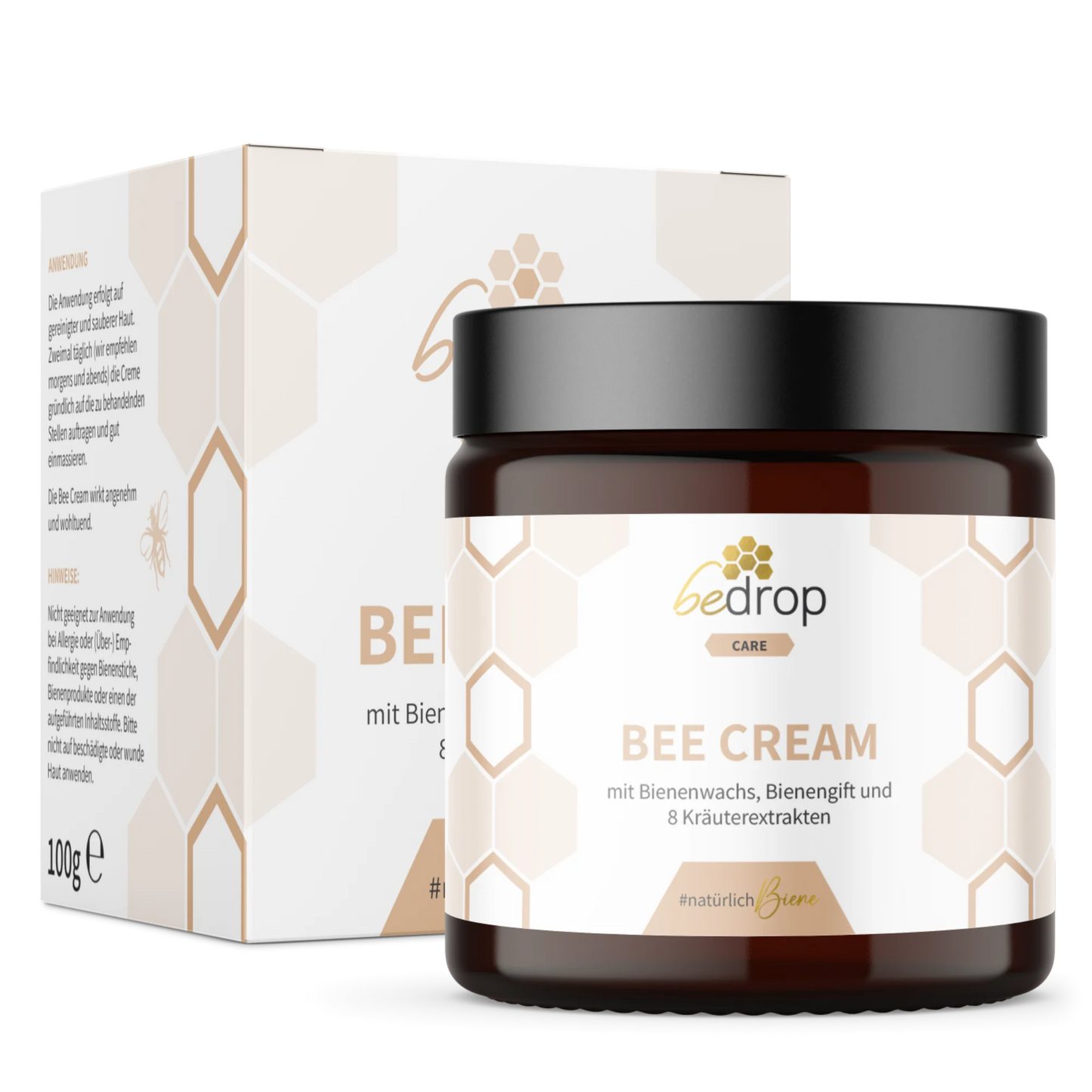 Bee Cream Bienengiftsalbe mit 8 Kräuterextrakten - 100g