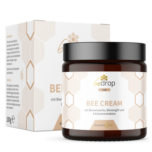 Bee Cream Bienengiftsalbe mit 8 Kräuterextrakten - 100g